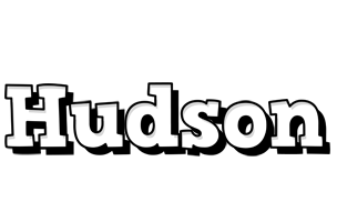 Hudson snowing logo