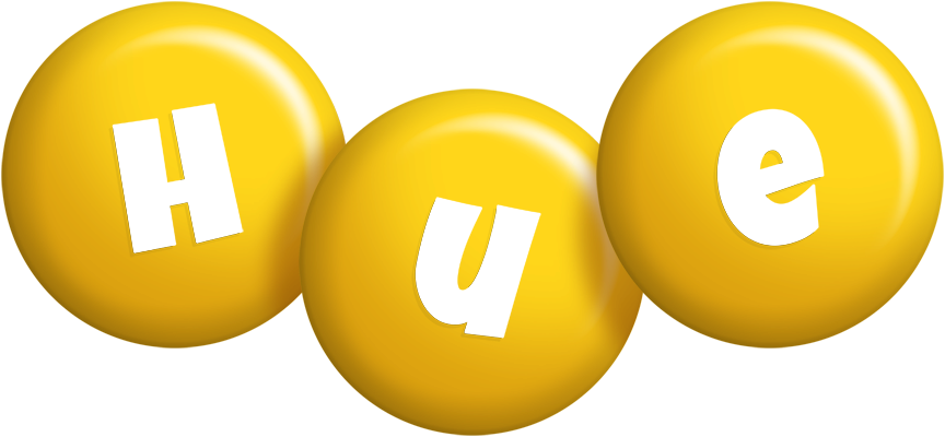 Hue candy-yellow logo