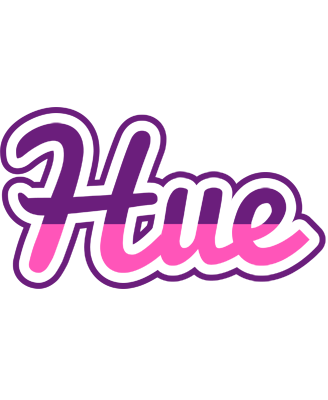 Hue cheerful logo