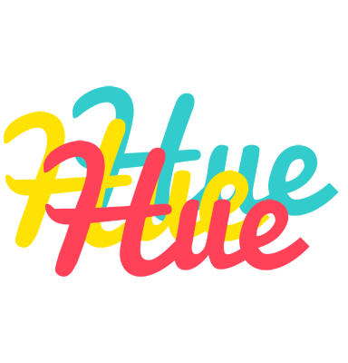 Hue disco logo