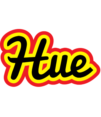 Hue flaming logo