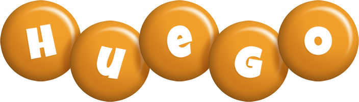 Huego candy-orange logo