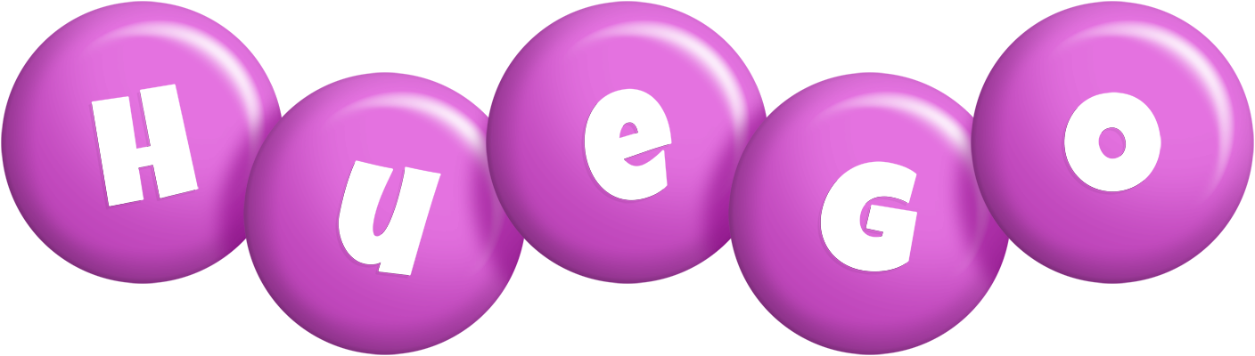 Huego candy-purple logo