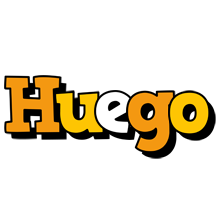 Huego cartoon logo