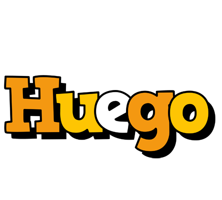 Huego cartoon logo