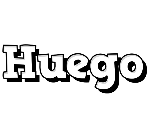 Huego snowing logo