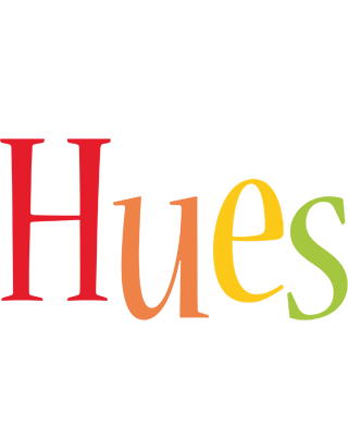 Hues birthday logo