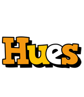 Hues cartoon logo