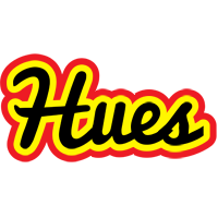 Hues flaming logo