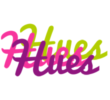 Hues flowers logo