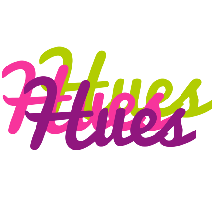 Hues flowers logo