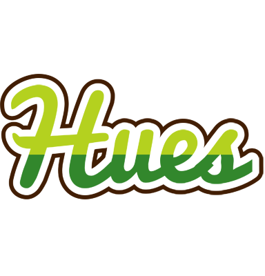 Hues golfing logo