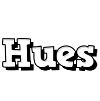 Hues snowing logo