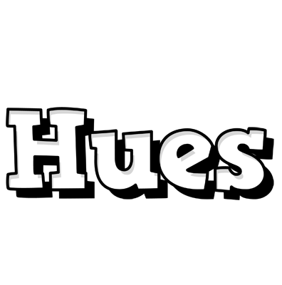 Hues snowing logo