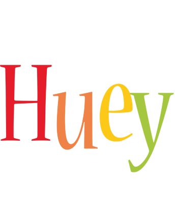 Huey birthday logo