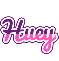 Huey cheerful logo