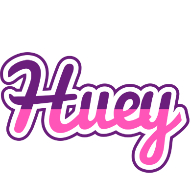 Huey cheerful logo