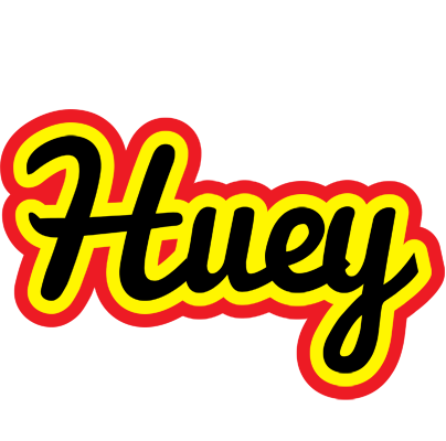 Huey flaming logo