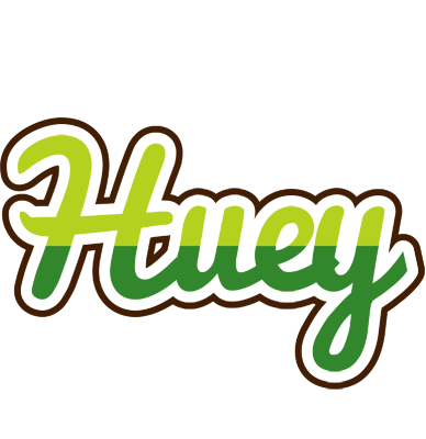 Huey golfing logo