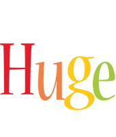 Huge birthday logo