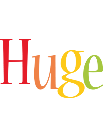 Huge birthday logo