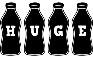 Huge bottle logo