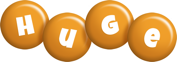 Huge candy-orange logo