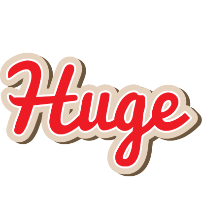Huge chocolate logo