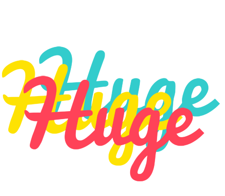 Huge disco logo