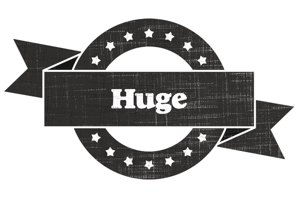 Huge grunge logo