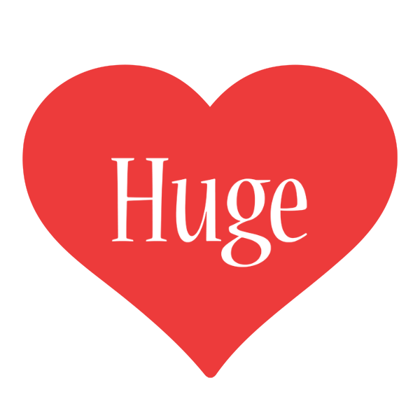 Huge love logo