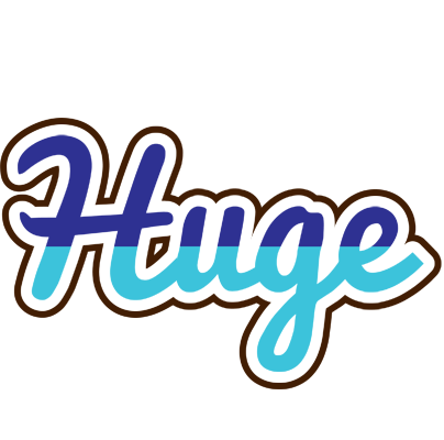 Huge raining logo