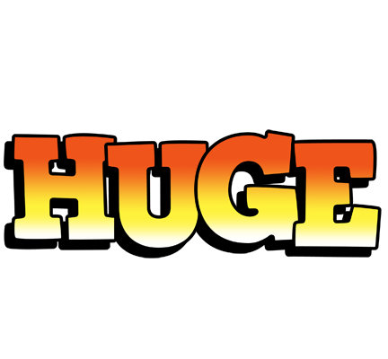 Huge sunset logo