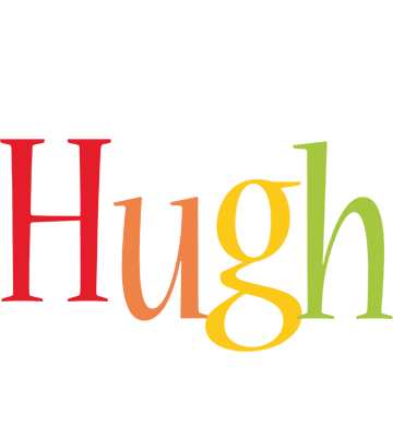 Hugh birthday logo