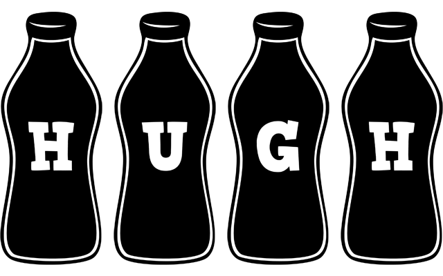 Hugh bottle logo