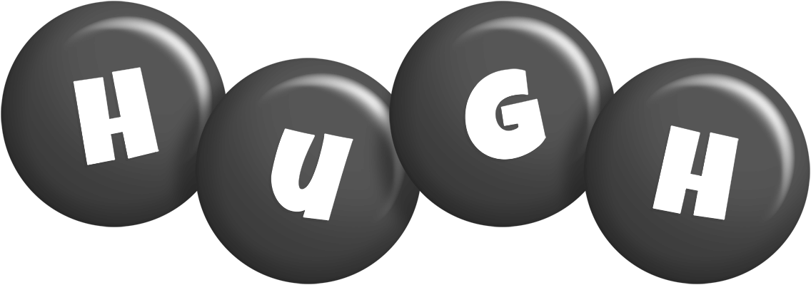 Hugh candy-black logo