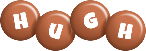 Hugh candy-brown logo