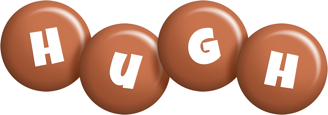 Hugh candy-brown logo