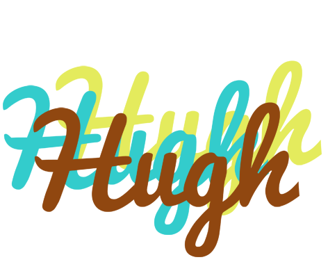 Hugh cupcake logo