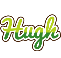 Hugh golfing logo