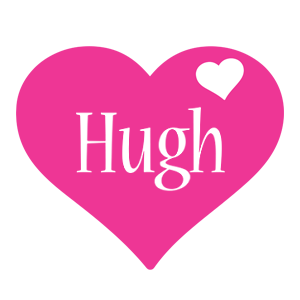 Hugh love-heart logo