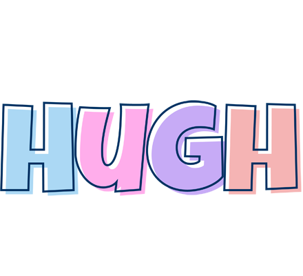 Hugh pastel logo