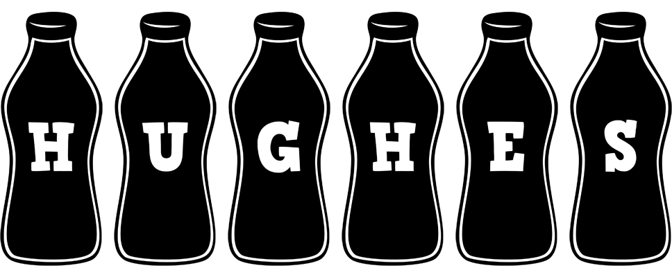 Hughes bottle logo