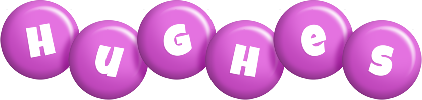 Hughes candy-purple logo