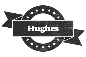 Hughes grunge logo