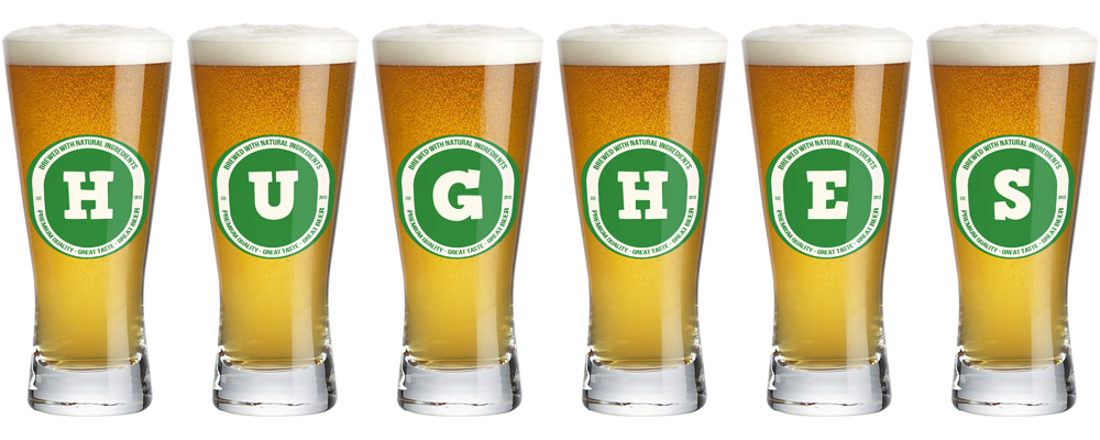Hughes lager logo