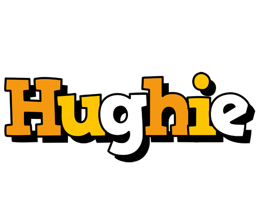 Hughie cartoon logo