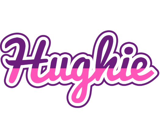 Hughie cheerful logo