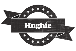 Hughie grunge logo