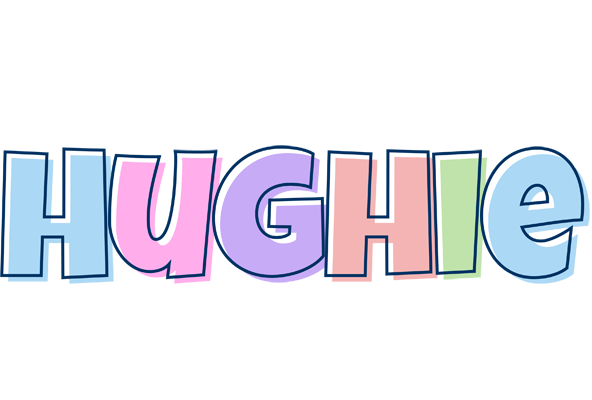 Hughie pastel logo